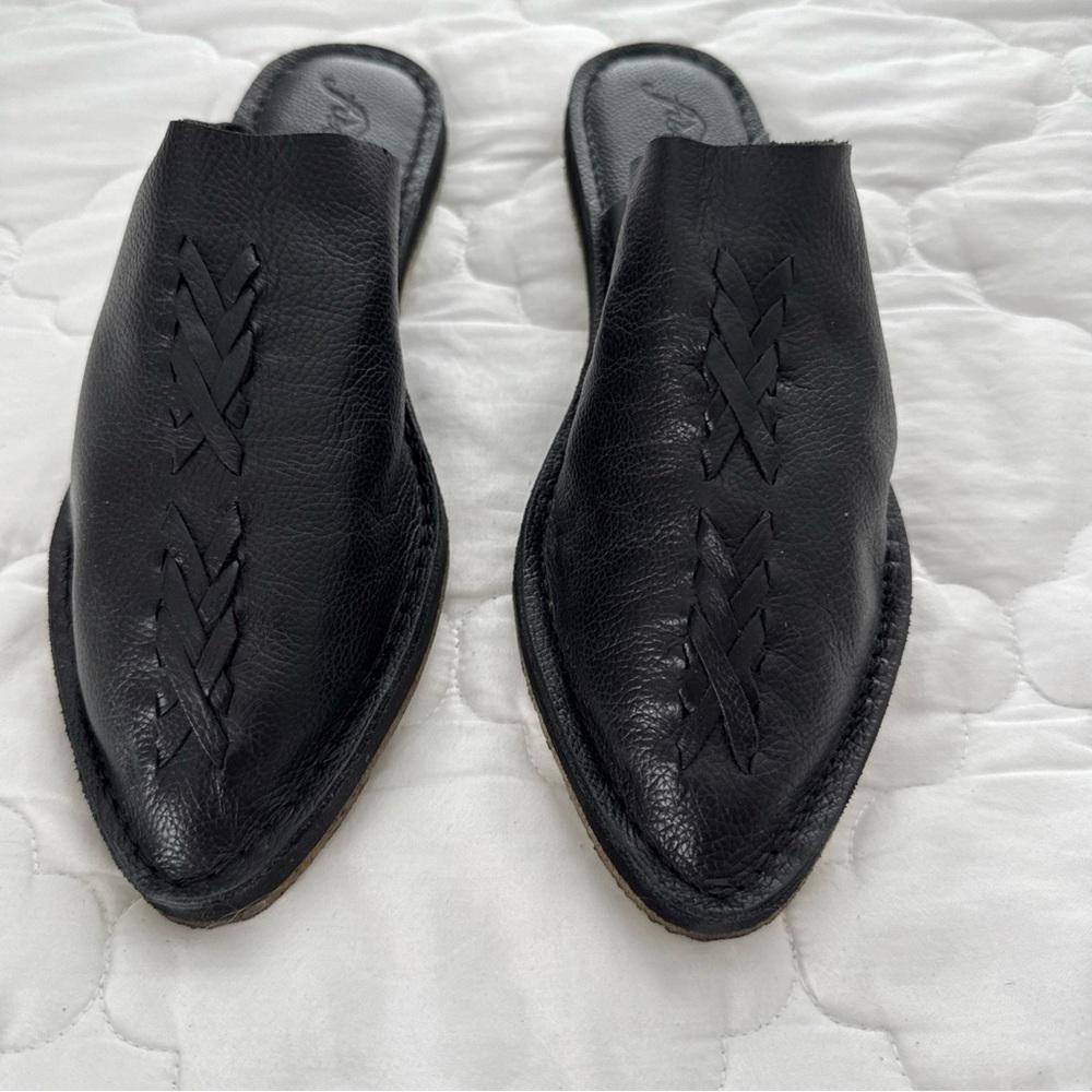 Free People Black Nova Women's Flat in size 8.5